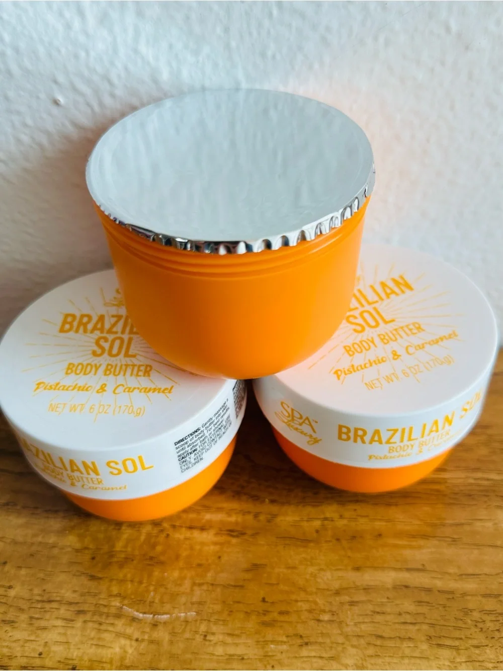 ILIA Bright Orange and White Kids Body Butter Trio